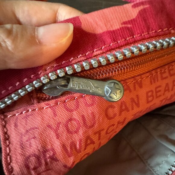 rare like-new kipling shoulder cute under arm purse bag - Picture 9 of 12